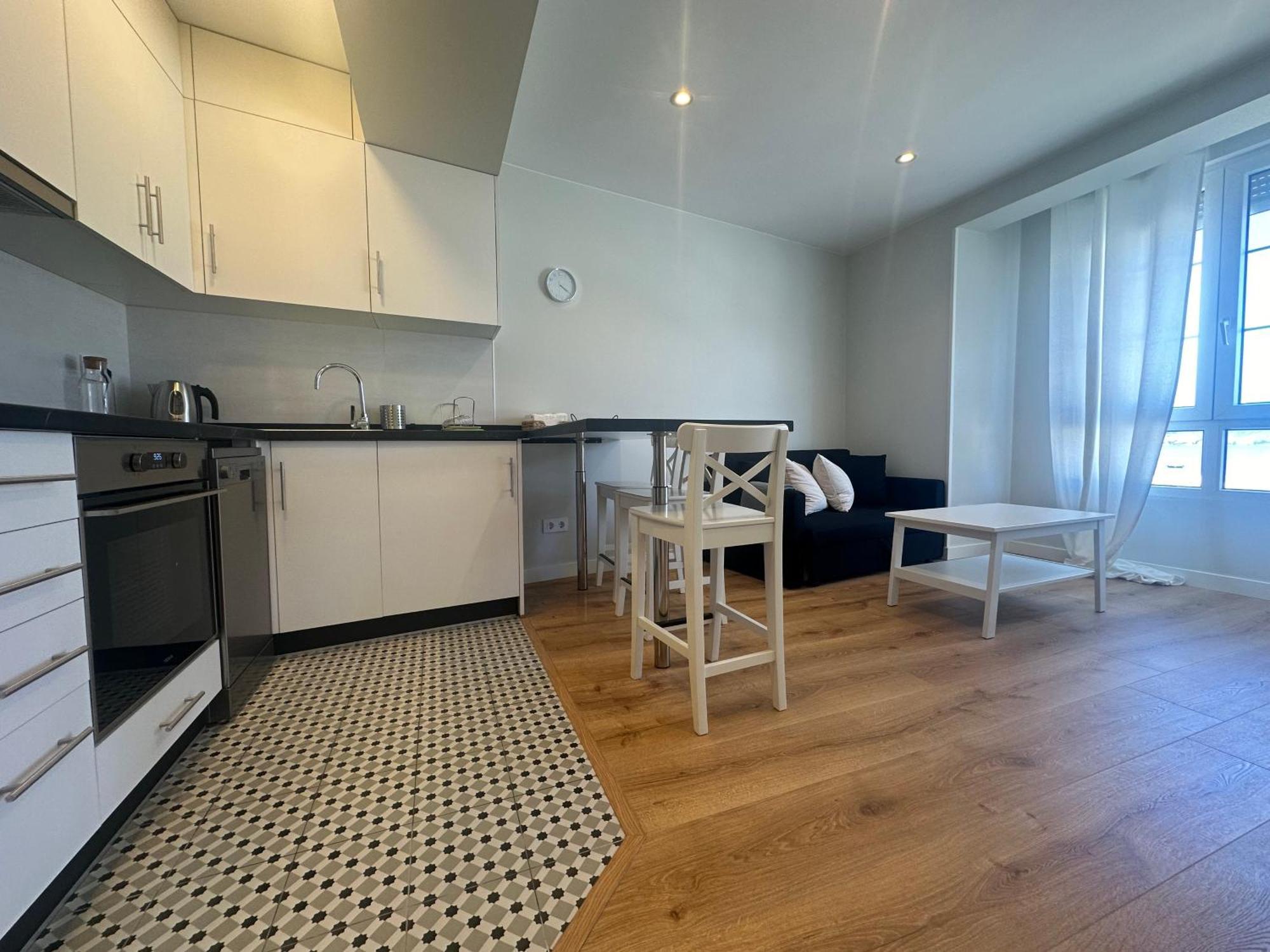 Apartamento A Terraza Pequena By Oktheway Laxe Exterior foto